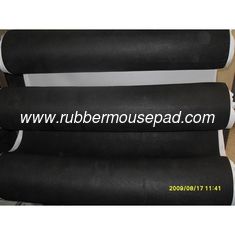 China Custom Non Skid Rubber Mouse Pad Roll With White Fabric For Printing supplier
