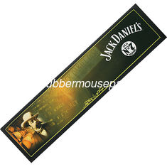 China Washable Personalized Rubber Bar Mats, Custom Printed Beer Runner supplier