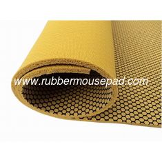 China Textured Natural Rubber Yoga Mat With Mesh Fabric, Non-Slip supplier