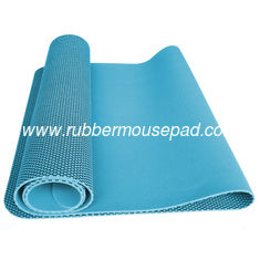 China Blue Sticky Rubber Foam Yoga Mat, Non Slip Durable Sport Mats supplier