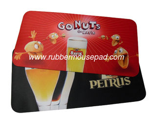 China Custom Cloth Rubber Bar Runner, Washable Commercial Beer Mats supplier
