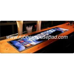 China Commercial Rubber Bar Mat, Eco-Friendly Printed Beer Runner supplier