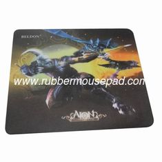 China Square Soft Cloth Surface Rubber Mouse Pad Mat For Laser Mouse supplier