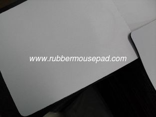 China Blank Mouse Pad Roll Customized Size / Shape With Rubber And Polyester supplier