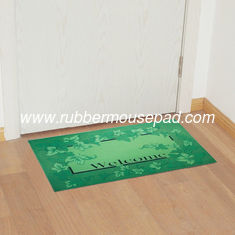 China Anti-Slip Washable Rubber Floor Carpet Recycled For Dinning Room supplier