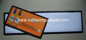 China Eco-Friendly Soft Rubber Bar Mat Rectangular With Custom Design supplier