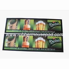 China Dye Sublimation Rubber Bar Mat , Durable Nitrile Rubber Bar Runner supplier