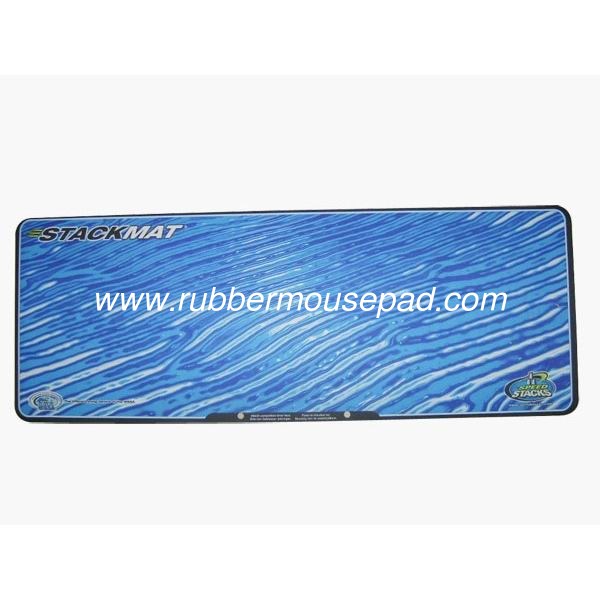Outdoor Sublimation Printing Rubber Play Mat Colored Soft Rectangular Shape