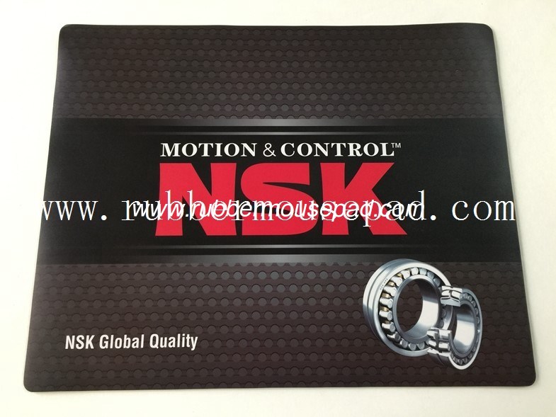 Shockproof Rubber Desk Pad / Mat AntiSlip With Full Colors Printing