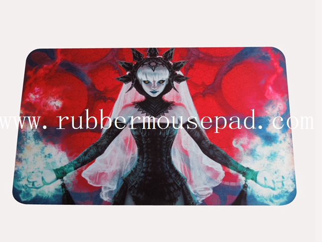 Hot Card Game Rubber Play Mat , Square Sexy Anime Mouse Pad