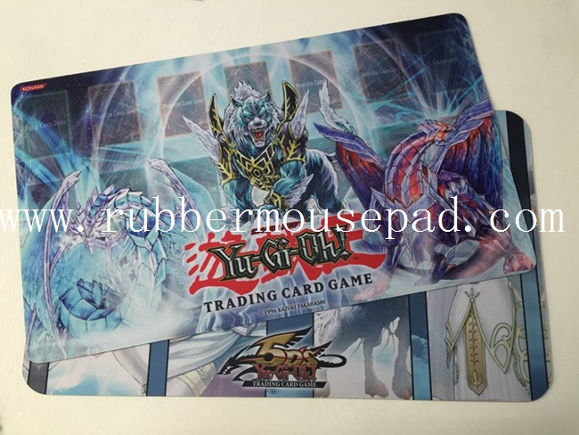 Official Rubber Yu gi oh Playmat Foldable sublimation printing , 12" × 36"