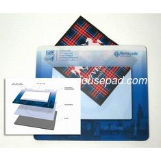 China Personalized Photo Insert Mouse Pad With PVC Surface 210*180*3MM supplier