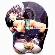 China Lycra Fabric Gel Wrist Rest Mouse Pad With Sexy Girls Photo supplier