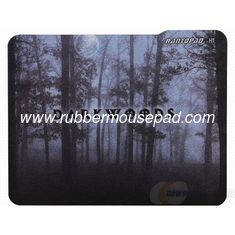 China Promotional Rubber Cloth Mouse Pad with Nontoxic Rubber Base 180*220*2mm supplier
