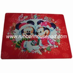 China Non Skid Rubber Mouse Mat Cloth Mousepad With Cartoon Design supplier