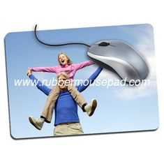 China Non-Skid Promotional Mouse Pads With Natural Rubber Foam Base supplier
