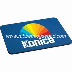 China Custom Natural Rubber Promotional Mouse Pads With Smooth Fabric Surface supplier