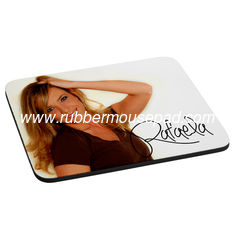 China Promotional Rubber Mouse Mat , Custom Printed Mouse Pads With Photos supplier