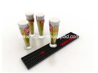 China Personalized Soft Pvc Bar Runner, Customized Logo Printed Beer Mats supplier