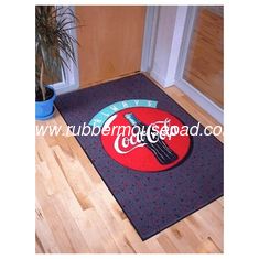 China Custom Printed Rubber Floor Carpet For Home Decoration 18*30mm supplier