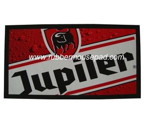 China Square Nitrile Rubber Bar Mat , Personalized Bar Mats supplier