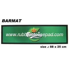 China Eco-Friendly Rubber Bar Runner, Washable Rubber Backed Mats supplier