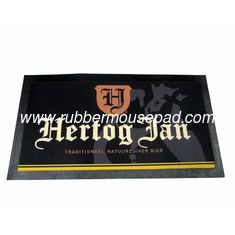 China Anti-Slip Rubber Bar Runner, Custom Logo Printed Rubber Bar Mat supplier