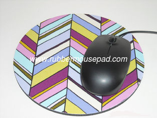 China Computer Logo Customized Round Rubber Mouse Pad For Home, Office supplier