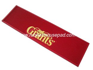 China Advertising Non Toxic Soft Pvc Bar Runner With Embossed Logo supplier