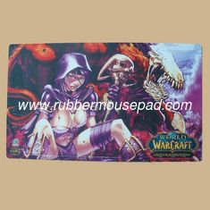 China Non-Toxic Rubber Play Mat Durable With Special Textured Surface For Card Games supplier
