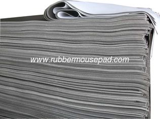 China Blank Sublimation Mouse Pad Roll , Non-Slip Rubber Mouse Pad With Printed Cloth On Top supplier