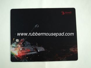 China Non-Toxic Fabric Rubber Mouse Pad Customized Design With Good Transfer Printing supplier