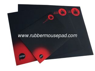 China Durable Customized Rubber Mouse Pad Anti-Slip With Natural Rubber Foam Base supplier
