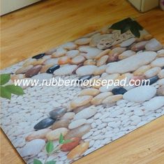 China Anti-Slip Home Rubber Floor Carpet Soft Washable With Heat-Transfer Printing supplier