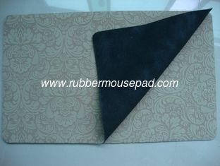 China Non-Skid Natural Rubber Floor Carpet , Anti Slip Rubber Flooring Carpet Door Mat supplier
