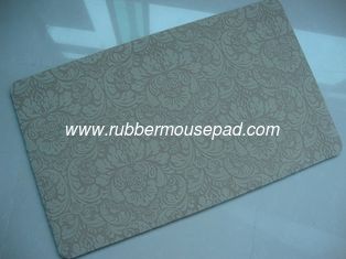 China Non-Toxic Washable Rubber Floor Carpet , Anti Slip Rubber Backed Floor Carpets Mats supplier