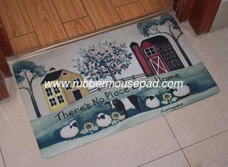 China Eco-Friendly Plastic Rubber Floor Washable Carpet For Home Use supplier