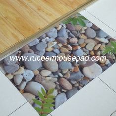 China Washable Soft Rubber Floor Carpet , Living Room Rubber Floor Mat supplier