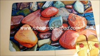 China Beautiful Soft Rubber Floor Carpet , Advertising Rubber Floor Mats supplier