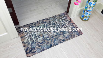China Soft Beautiful Rubber Floor Carpet , Anti Fatigue Floor Rubber Mat supplier