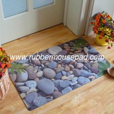 China Anti-Slip Waterproof Rubber Floor Carpet , Shower Room Rubber Flooring Mat supplier