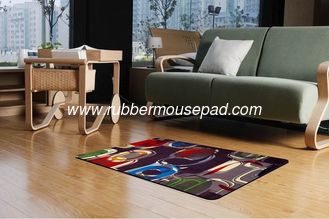 China Dye-Sublimation Natural Rubber Floor Carpet Washable With Beautiful Pattern supplier