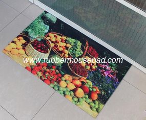 China Blank Washable Rubber Floor Carpet Soft With Sublimation Printing supplier