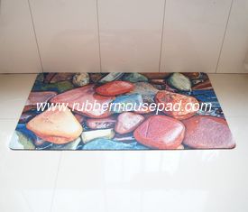 China Beautiful Washable Rubber Floor Carpet , Non-Slip Rubber Kitchen Floor Mat supplier
