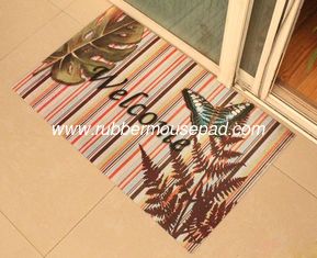 China Modern Soft Rubber Floor Carpet , Antislip Rectangular Bath Rug supplier