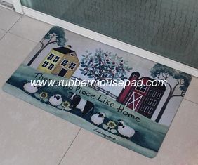 China Recycled Rectangular Rubber Floor Carpet Modern With Beautiful Pattern supplier