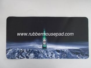 China Natural Skidproof Rubber Bar Runner Printable With Printing Logo supplier