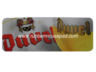 China Natural Custom Rubber Bar Runner Soft Anti-slide With Beer Pattern supplier