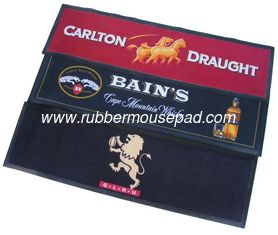 China Sublimation Custom Rubber Bar Mat Durable With Non Woven Fabric supplier