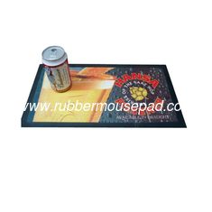 China Custom Recyclable Rubber Bar Mat , Color Printed Wine Bar Runner Mat supplier